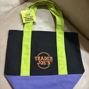 Trader Joe's mini canvas tote Fall 2025 NWT Limited Edition
